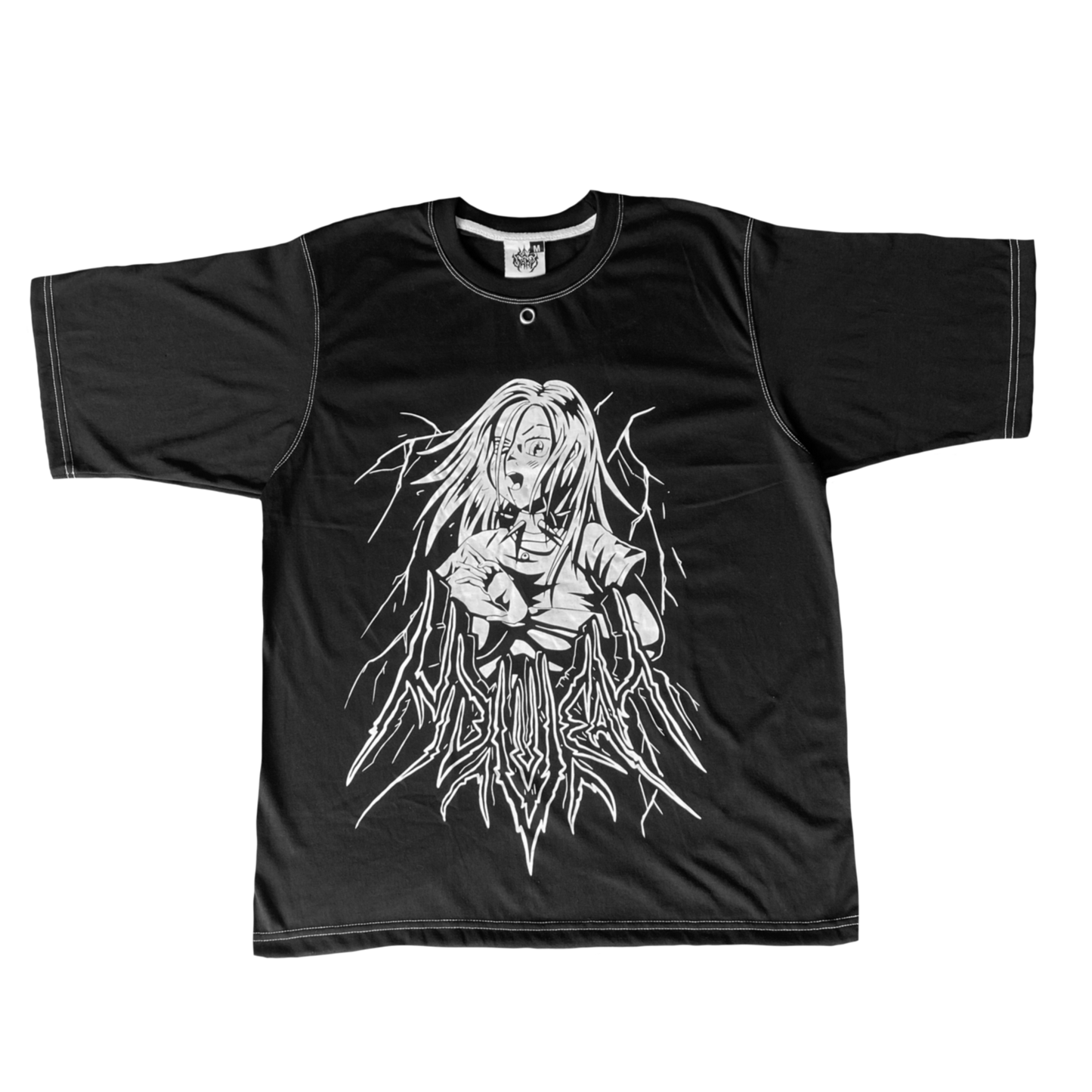 "STORMBREAK" BLACK ANIME OVERSIZE TEE