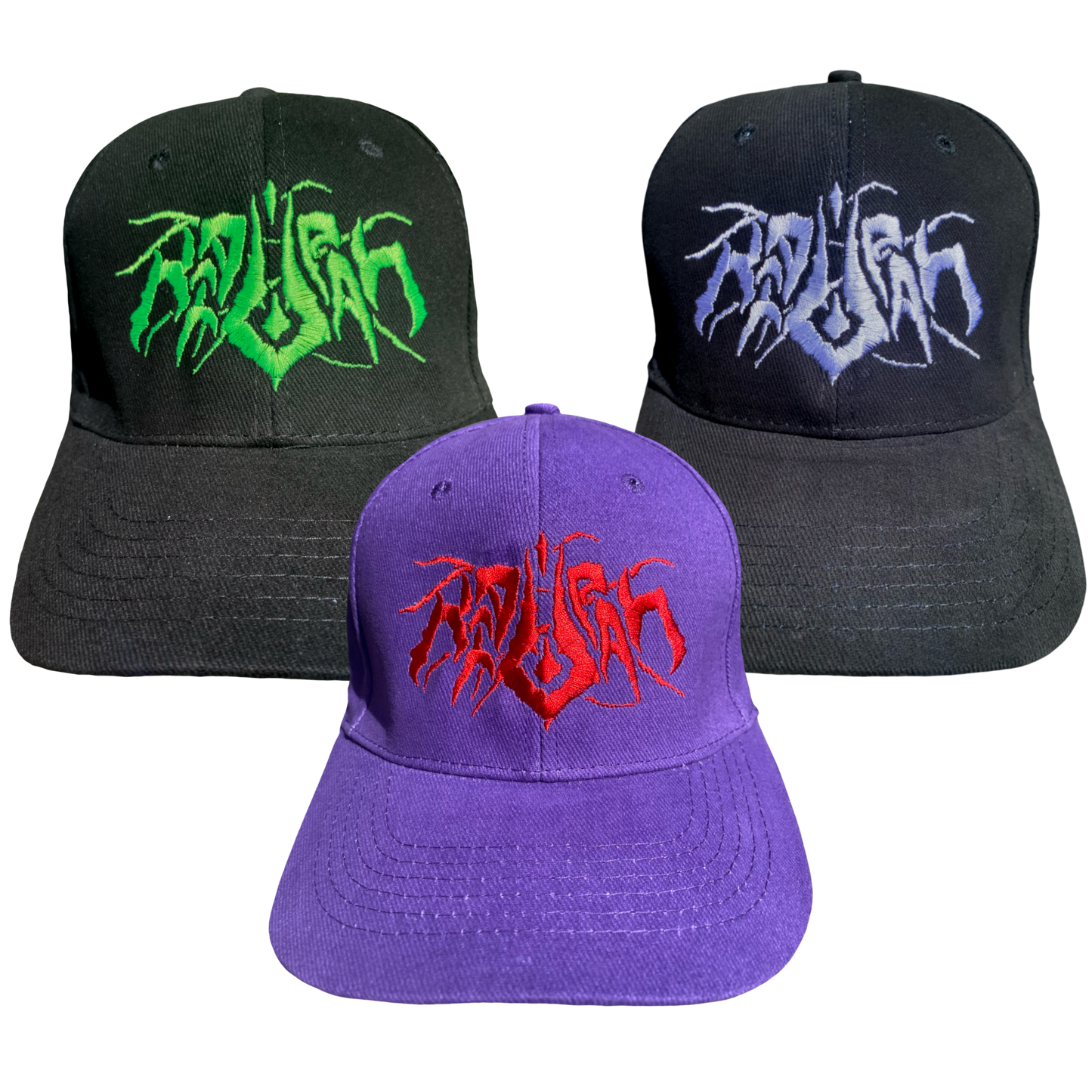 "SPRAWL" EMBROIDERED DEATH METAL CAP